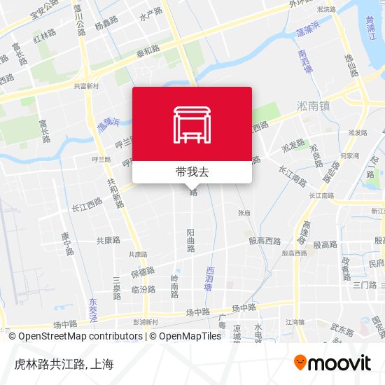 虎林路共江路地图