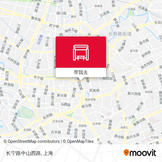 长宁路中山西路地图