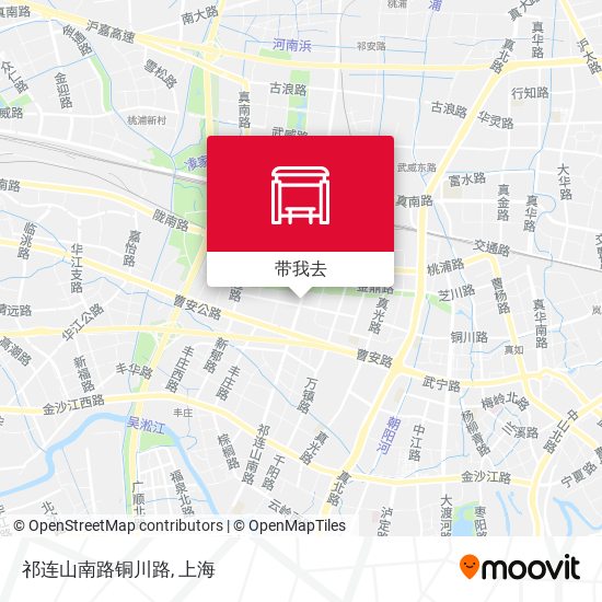 祁连山南路铜川路地图