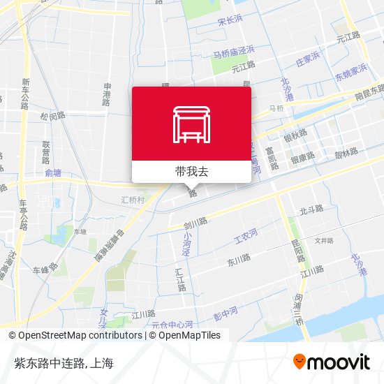 紫东路中连路地图