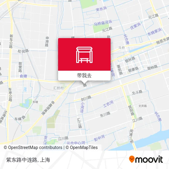 紫东路中连路地图