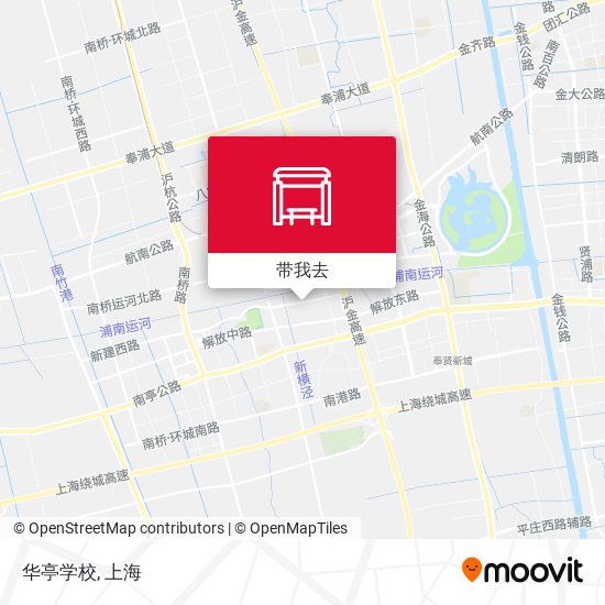华亭学校地图
