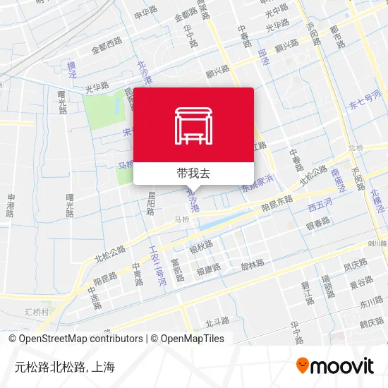 元松路北松路地图