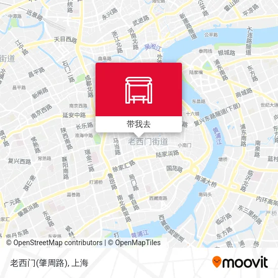 老西门(肇周路)地图