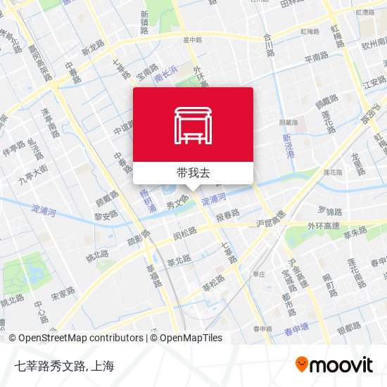 七莘路秀文路地图