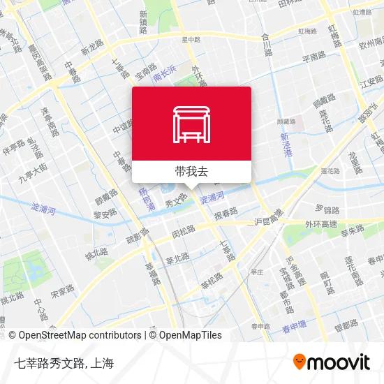 七莘路秀文路地图