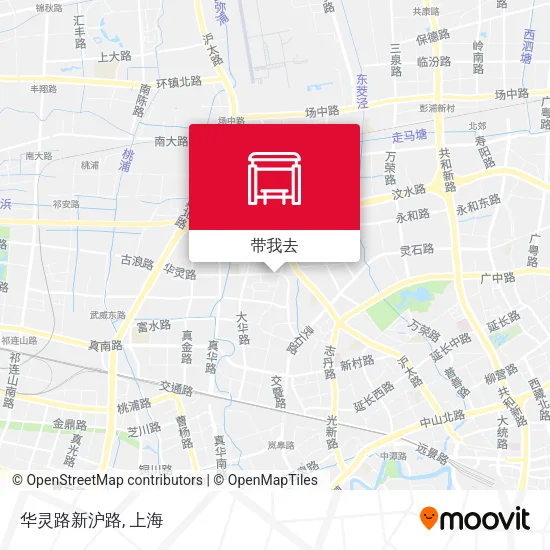 华灵路新沪路地图