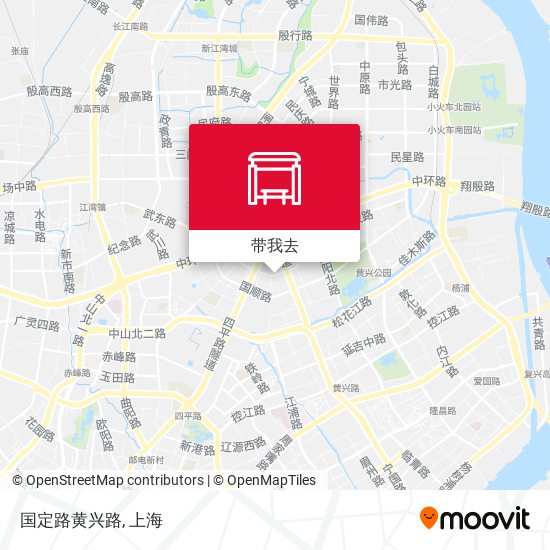 国定路黄兴路地图