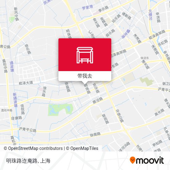 明珠路迮庵路地图
