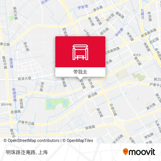 明珠路迮庵路地图