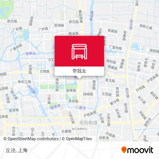 丘泾地图