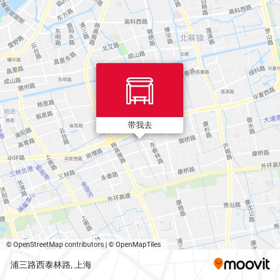 浦三路西泰林路地图