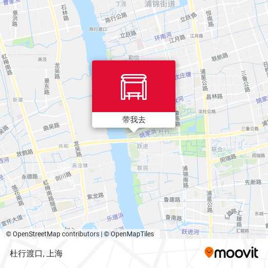 杜行渡口地图