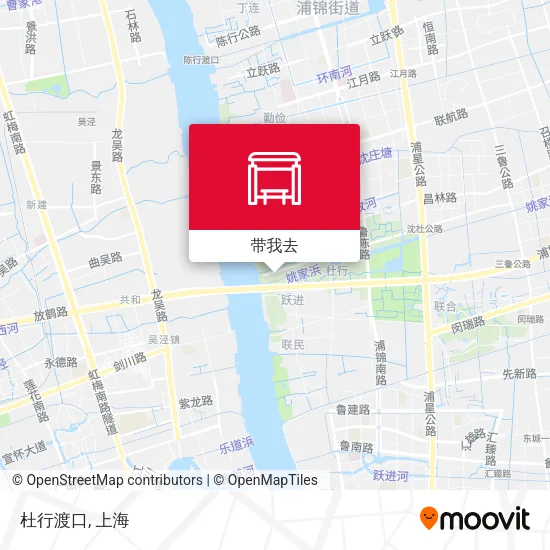 杜行渡口地图