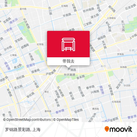 罗锦路景彩路地图