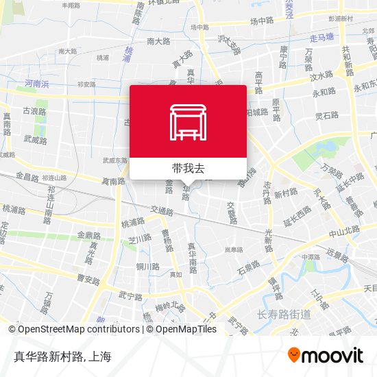 真华路新村路地图