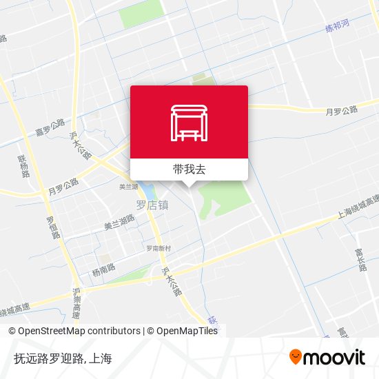 抚远路罗迎路地图