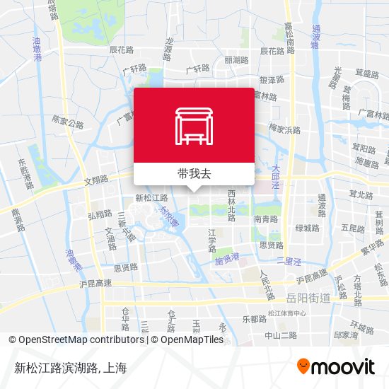 新松江路滨湖路地图