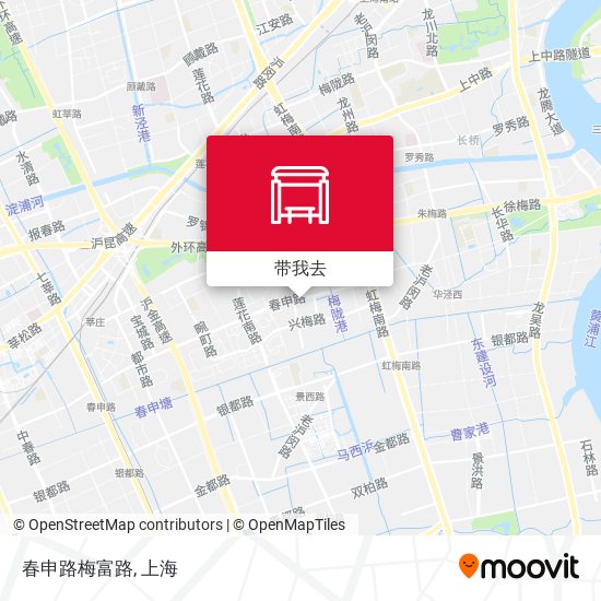 春申路梅富路地图