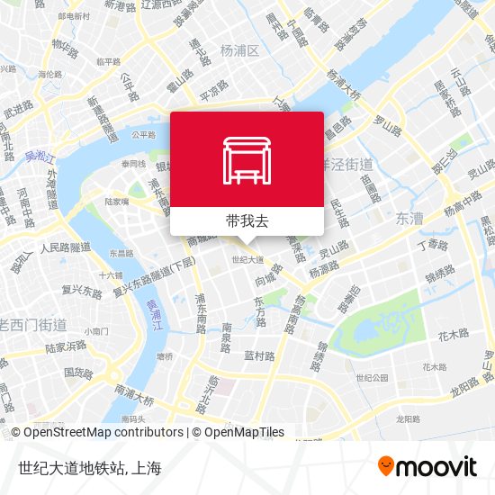 世纪大道地铁站地图