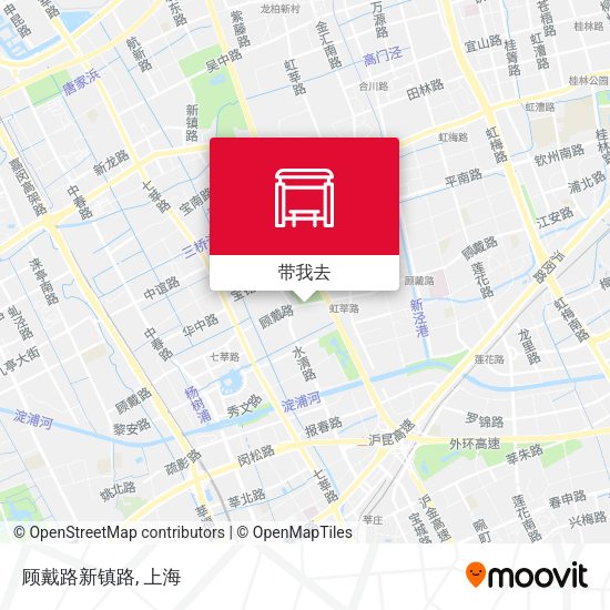 顾戴路新镇路地图