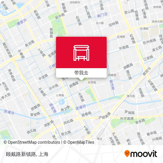 顾戴路新镇路地图