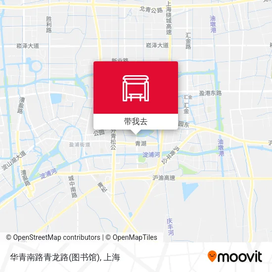 华青南路青龙路(图书馆)地图