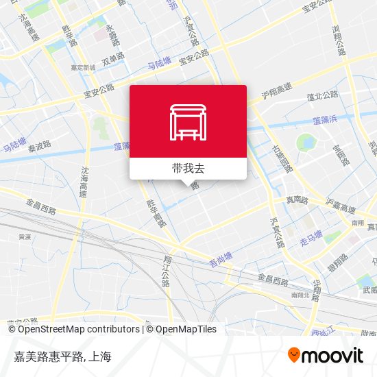 嘉美路惠平路地图