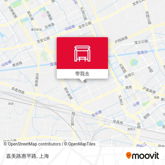 嘉美路惠平路地图