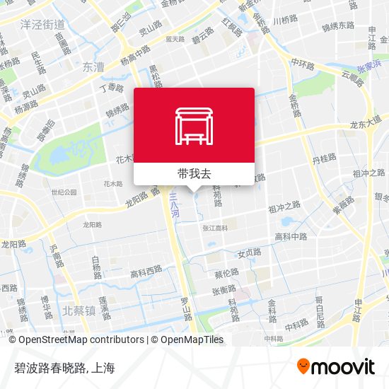 碧波路春晓路地图
