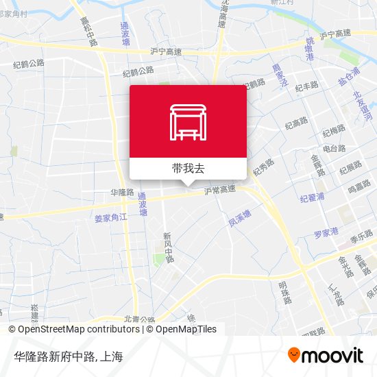 华隆路新府中路地图