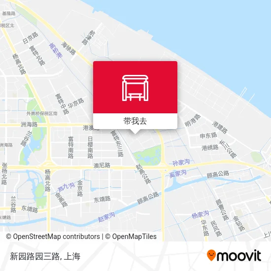 新园路园三路地图