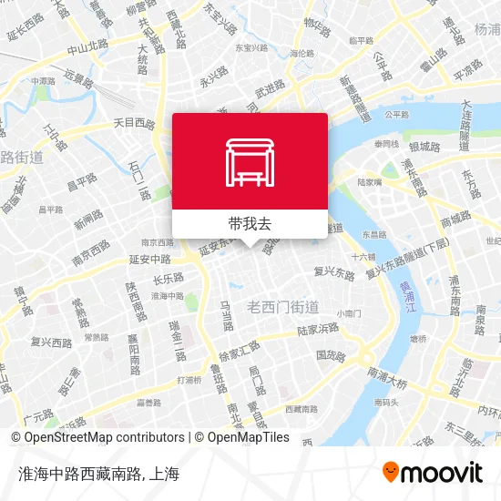 淮海中路西藏南路地图