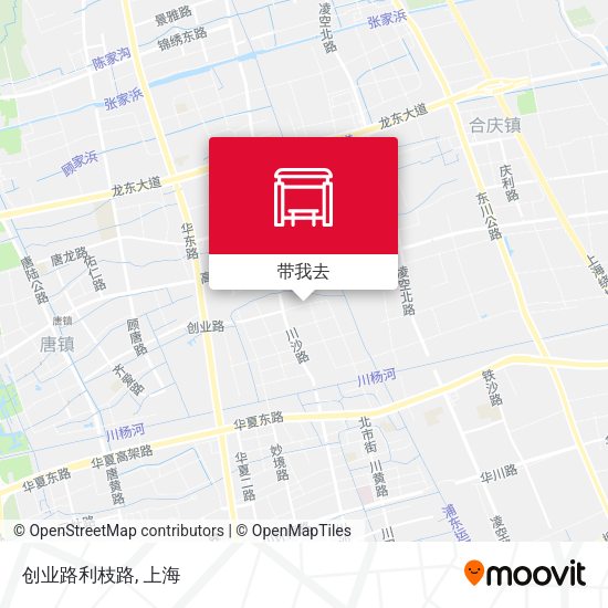 创业路利枝路地图