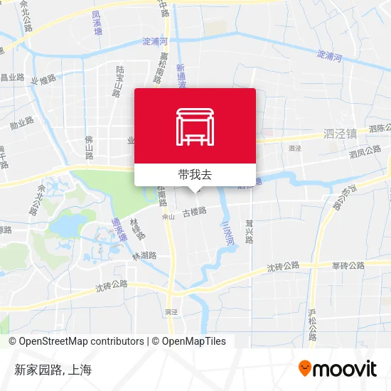 新家园路地图