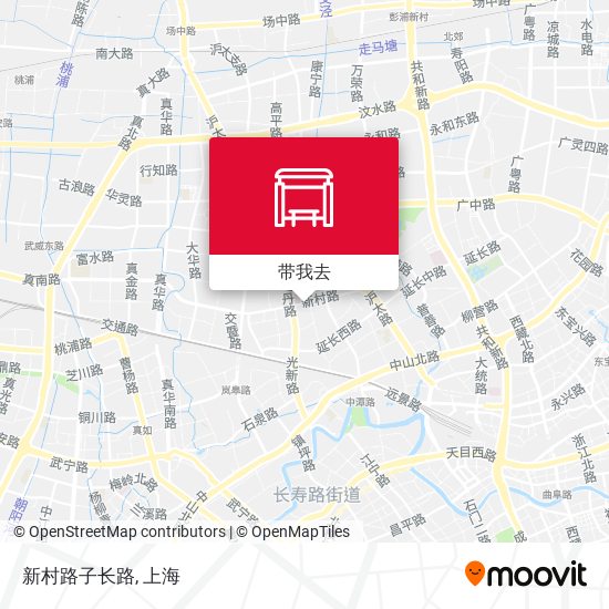新村路子长路地图