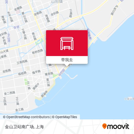 金山卫站南广场地图