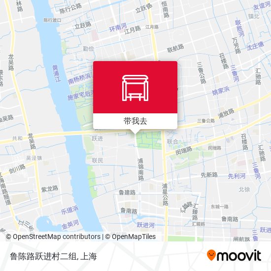 鲁陈路跃进村二组地图