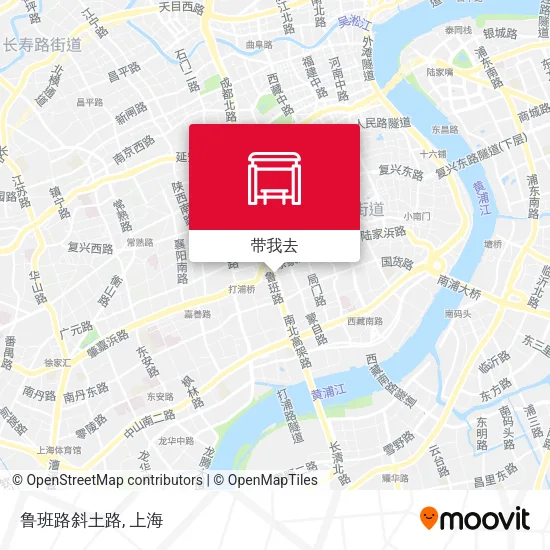鲁班路斜土路地图