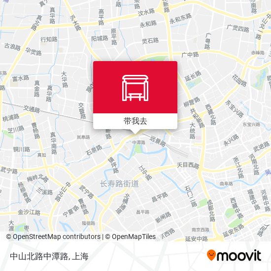 中山北路中潭路地图