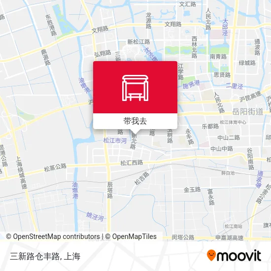 三新路仓丰路地图