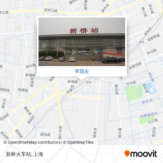 新桥火车站地图