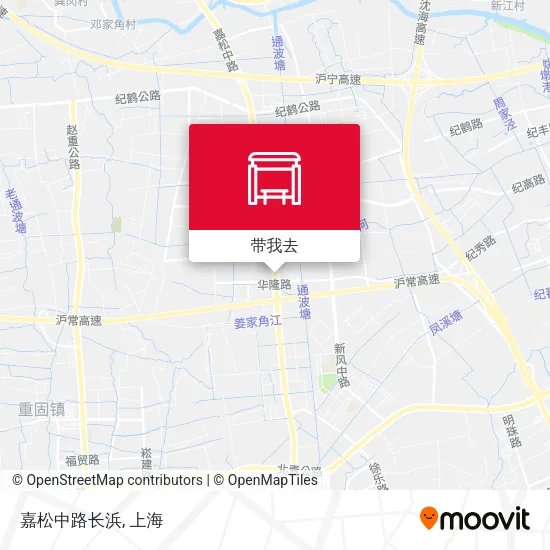 嘉松中路长浜地图