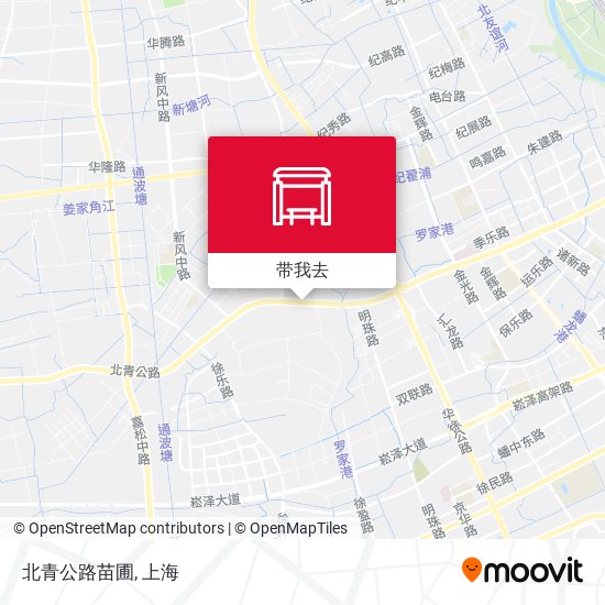 北青公路苗圃地图