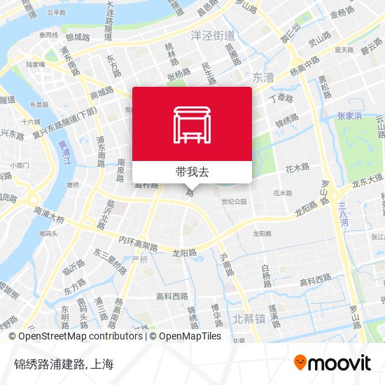 锦绣路浦建路地图