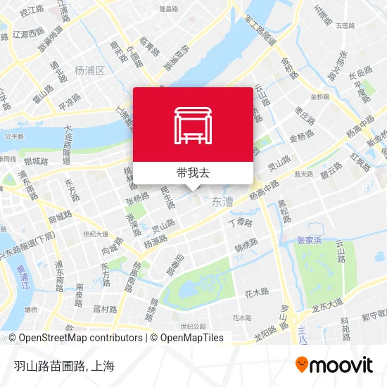 羽山路苗圃路地图