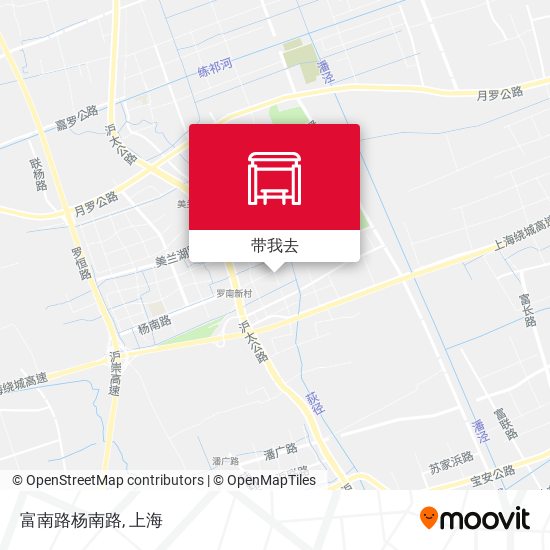 富南路杨南路地图