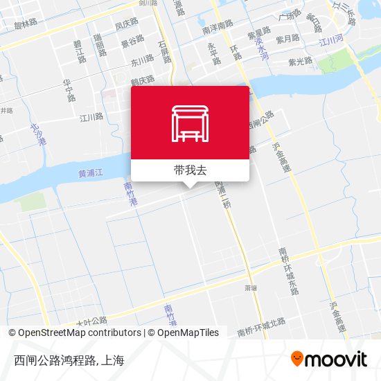 西闸公路鸿程路地图