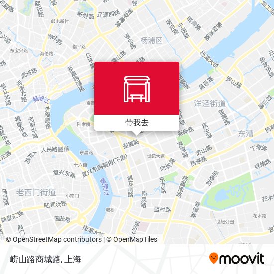 崂山路商城路地图