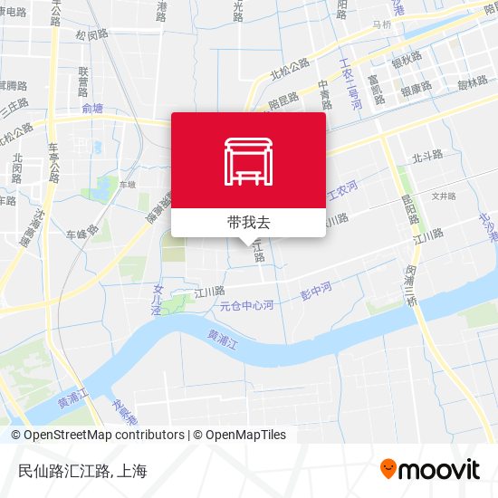 民仙路汇江路地图